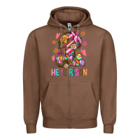 Chestnut He Is Risen Easter Zipper Hoodie - BundleAndBundleShop