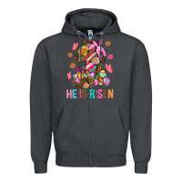 Smoke He Is Risen Easter Zipper Hoodie - BundleAndBundleShop