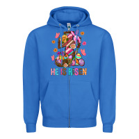 True Royal He Is Risen Easter Zipper Hoodie - BundleAndBundleShop