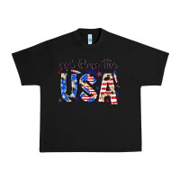 Black god bless the usa Urban Heavy Tee - NancyCooperArtShop