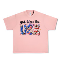 Salmon god bless the usa Urban Heavy Tee - NancyCooperArtShop