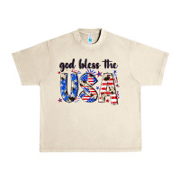 Sandshell god bless the usa Urban Heavy Tee - NancyCooperArtShop