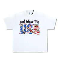 White god bless the usa Urban Heavy Tee - NancyCooperArtShop