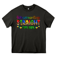 Asphalt let's get one thing straight i'm not Heavy Core Tee - Zillion Design Studio