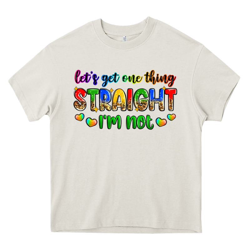 Let's Get One Thing Straight I'm Not Heavy Core Tee by Zillion Design Studio | Teevron