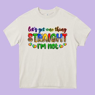 Let's Get One Thing Straight I'm Not Heavy Core Tee Designed By Zillion Design Studio