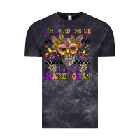 Cloud Black i'm dead inside but it's mardi gras Vintage Tee - Jasminsmagicworld