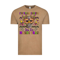 Vintage Coffee i'm dead inside but it's mardi gras Vintage Tee - Jasminsmagicworld
