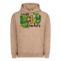 Pigment Burro St. Patrick's One lucky Teacher Urban Hoodie - OliviaCreatesArt
