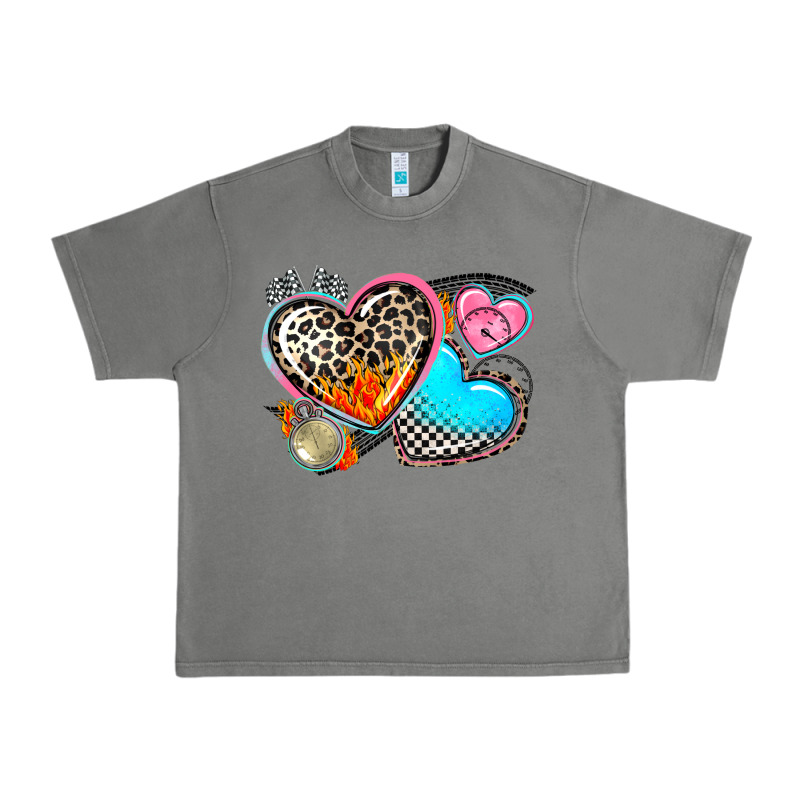 Western Leopard  Racing  Hearts Urban Heavy Tee by AdoDesignShop | Teevron