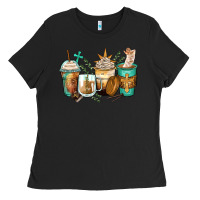 Black jesus coffee cups Ladies Tee - Zillion Design Studio