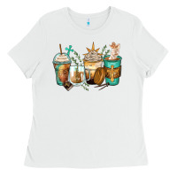 White jesus coffee cups Ladies Tee - Zillion Design Studio