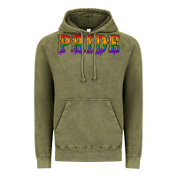 Vintage Olive pride lgbtq glitter Vintage Hoodie - Artiststas