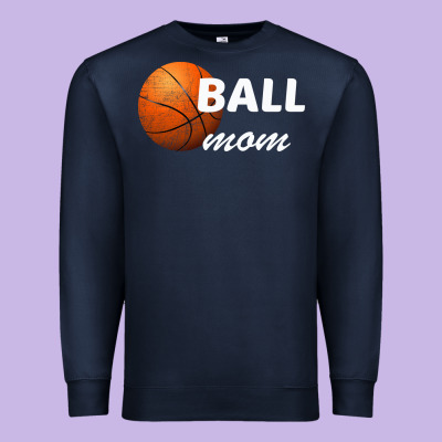 Ball Mom Premium Sweatshirt Designed By Bettercallsaul