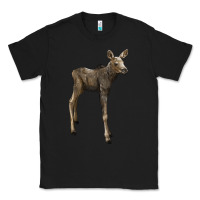 Black moose fawn deer Classic Tee - LillyAllenDesigns