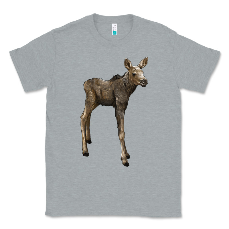 Moose Fawn Deer Classic Tee by LillyAllenDesigns | Teevron