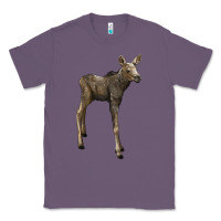 Lavender moose fawn deer Classic Tee - LillyAllenDesigns