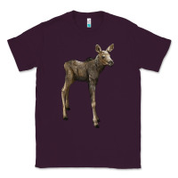 Plum moose fawn deer Classic Tee - LillyAllenDesigns