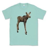 Seafoam moose fawn deer Classic Tee - LillyAllenDesigns