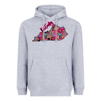 Heather Grey Pink Kentucky Heavyweight Hoodie - Bettercallsaul
