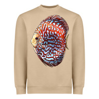 Mushroom Discus Fish Heavyweight Sweatshirt - LillyAllenDesigns
