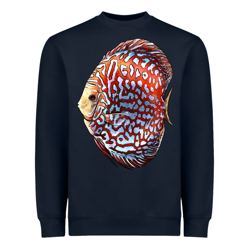 Discus Fish Heavyweight Sweatshirt by LillyAllenDesigns | Teevron