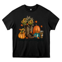 Black pumpkin spice everything Heavy Core Tee - RanaPortraitStore