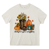Cream pumpkin spice everything Heavy Core Tee - RanaPortraitStore