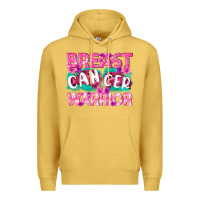 Antique Gold Breast Cancer Warrior Premium Hoodie - texasbilliewilder