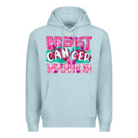 Blue Mist Breast Cancer Warrior Premium Hoodie - texasbilliewilder