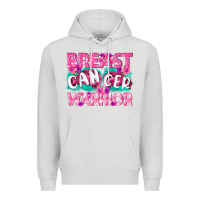 Dove Grey Breast Cancer Warrior Premium Hoodie - texasbilliewilder