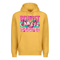 Mustard Breast Cancer Warrior Premium Hoodie - texasbilliewilder