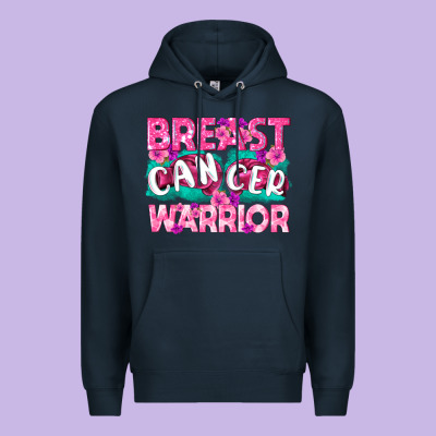 Breast Cancer Warrior Premium Hoodie Designed By Texasbilliewilder