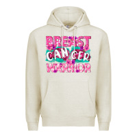 Oatmeal Heather Breast Cancer Warrior Premium Hoodie - texasbilliewilder