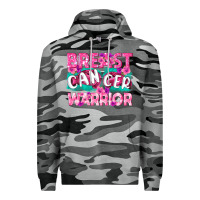 Slate Camo Breast Cancer Warrior Premium Hoodie - texasbilliewilder