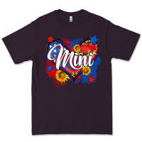 Plum American mini heart Premium Tee - Neo Western