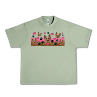 Oil Green yorkie dogs Urban Heavy Tee - Jasminsmagicworld