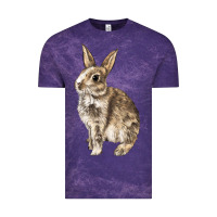 Cloud Purple Rabbit Vintage Tee - LillyAllenDesigns