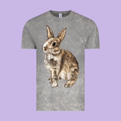 Rabbit Vintage Tee Designed By Lillyallendesigns
