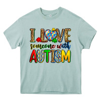 I Love Someone With Autism Heavy Core Tee | Teevron