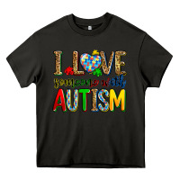 Asphalt i love someone with autism Heavy Core Tee - Zillion Design Studio