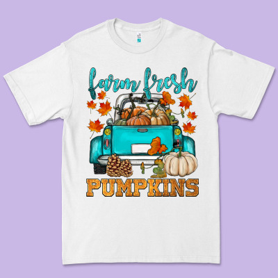Farm Fresh Pumpkins Premium Tee Designed By Hra Design Shop