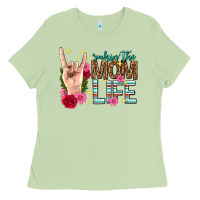 Matcha rockin the mom life mothers day Ladies Tee - texasbilliewilder