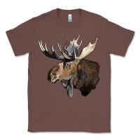 Chestnut moose buck deer head Classic Tee - LillyAllenDesigns