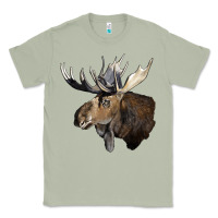 Matcha moose buck deer head Classic Tee - LillyAllenDesigns