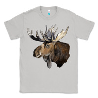 Moon Dust moose buck deer head Classic Tee - LillyAllenDesigns