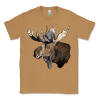 Toasted Coconut moose buck deer head Classic Tee - LillyAllenDesigns