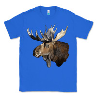 True Royal moose buck deer head Classic Tee - LillyAllenDesigns