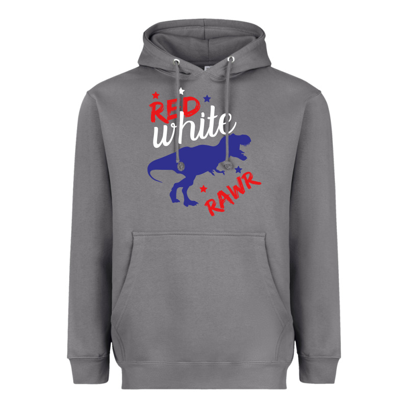 4th Of July Dinosaur Heavyweight Hoodie by Bettercallsaul | Teevron