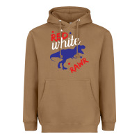 Toasted Coconut 4th of July Dinosaur Heavyweight Hoodie - Bettercallsaul